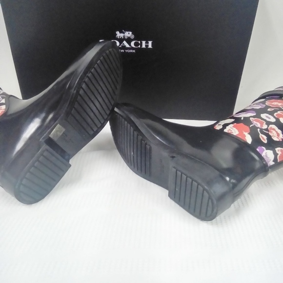 NIB Coach Tasha II Rainboot Sz. 9B - Picture 5 of 8